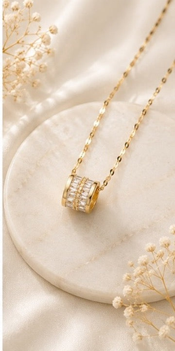 Radiant Bloom Necklace – Timeless Elegance Collection (3 Colours)