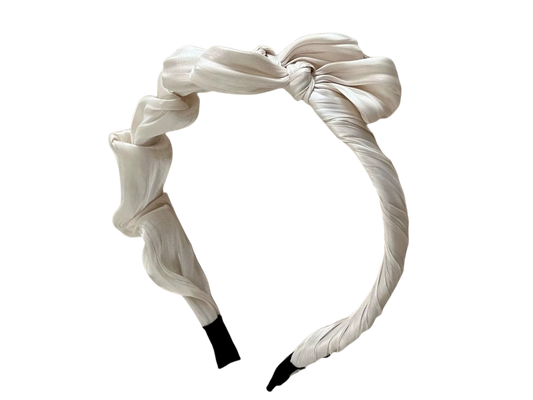 Bow Satin Headband – Elegant Hair Accessory (2 Colours)