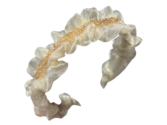 Crystal Ruffle & Pearl Headbands – Elegant Women’s Hair Accessories (4 Styles)