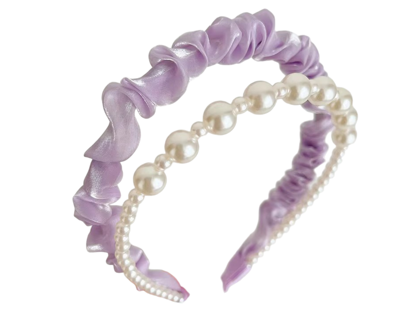 Ruffled Pearl Headbands – Elegant Women’s Hair Accessories (6 Colours)