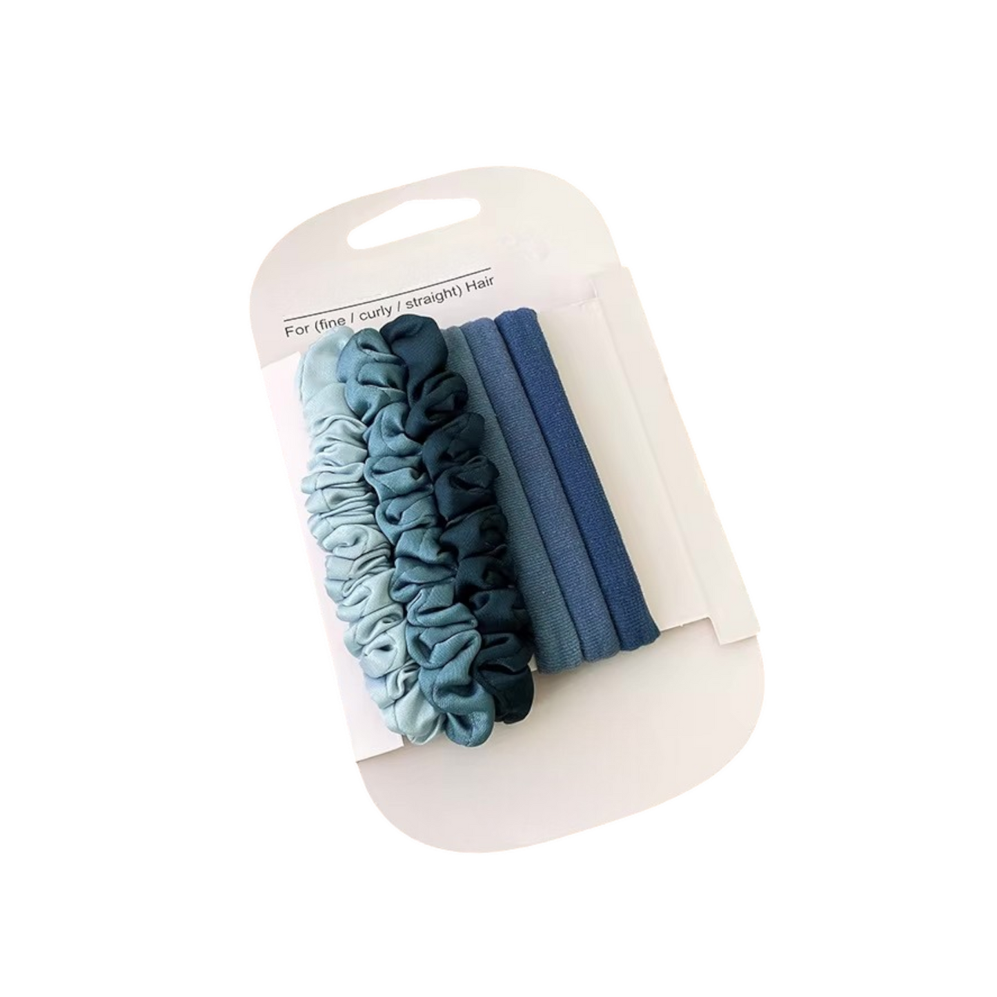 Soft Touch Hair Tie – 6pcs Neutral Colours Set (4 Styles)