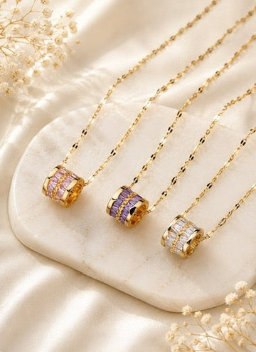 Radiant Bloom Necklace – Timeless Elegance Collection (3 Colours)
