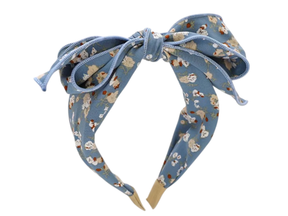 Bowknot Floral Headband – Oversized Bow Hair Accessory (5 Styles)