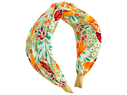 Twist Knot Wide Headband – Solid & Printed Styles (6 Styles)