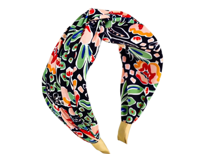 Twist Knot Wide Headband – Solid & Printed Styles (6 Styles)