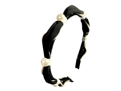 Crystal Ruffle & Pearl Headbands – Elegant Women’s Hair Accessories (4 Styles)
