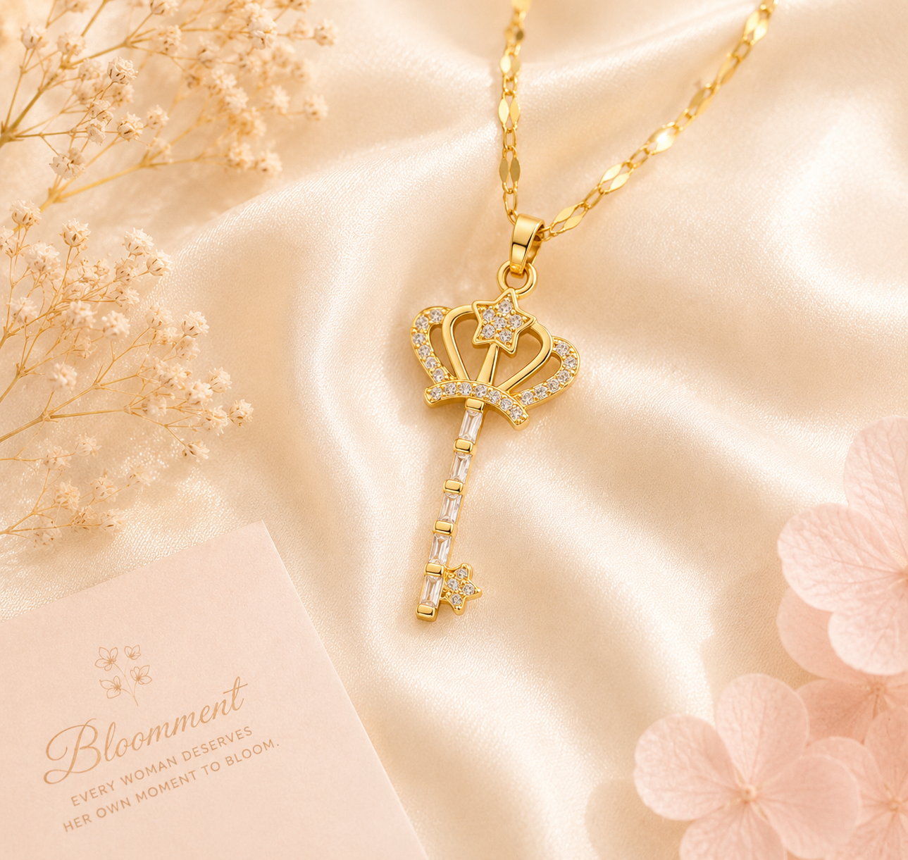 Bloom Celestial Necklace Collection (4 Designs)
