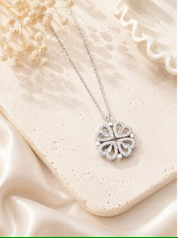 EverBloom Clover Necklace – Hidden Heart Collection (2 Colours)