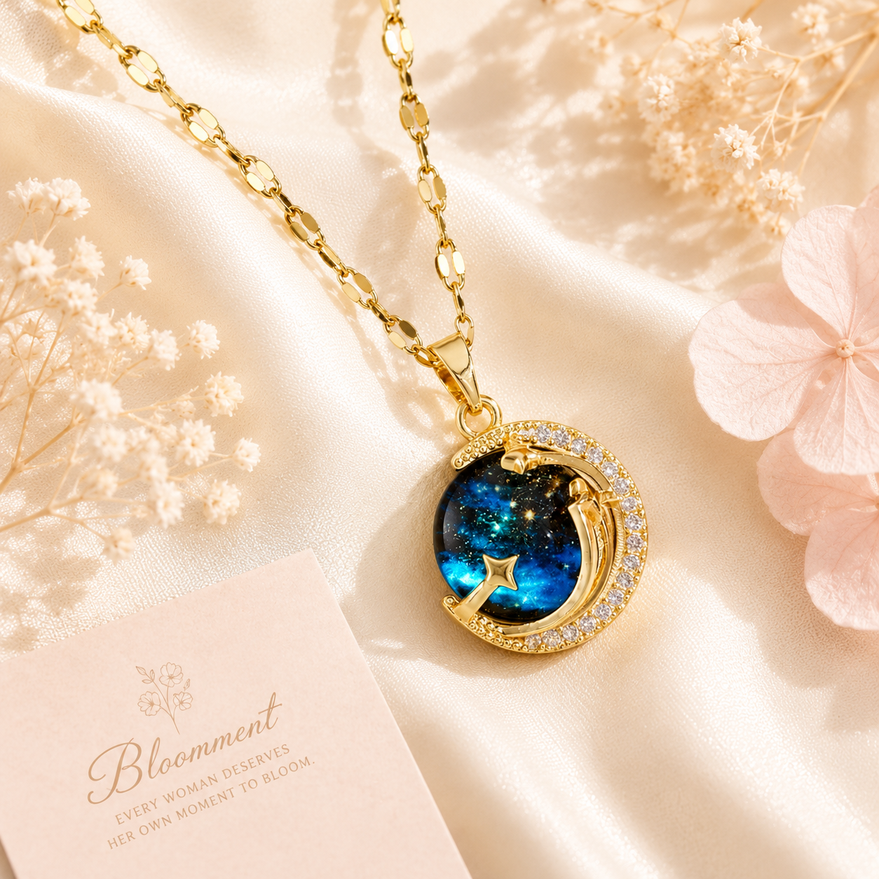 Bloom Celestial Necklace Collection (4 Designs)