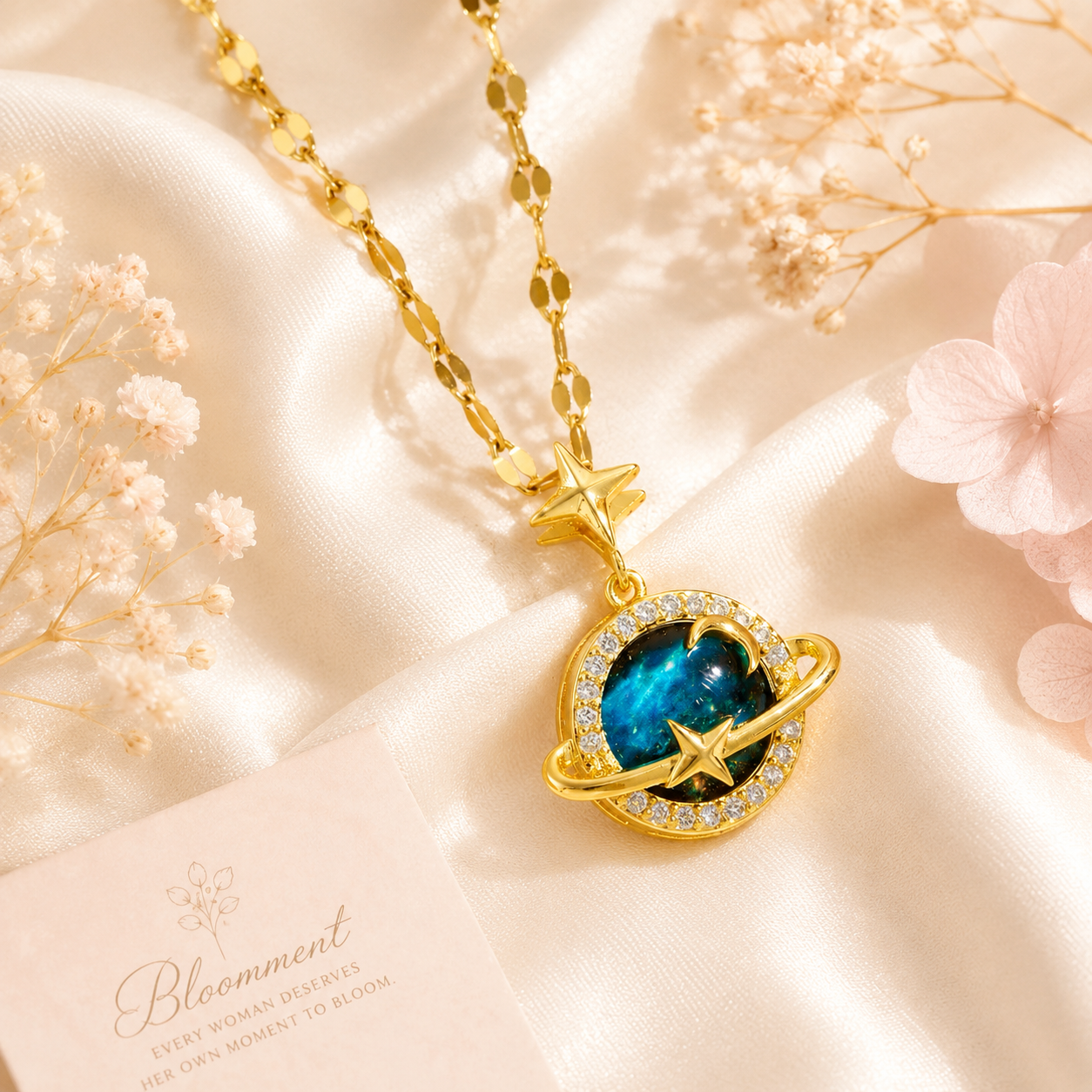 Bloom Celestial Necklace Collection (4 Designs)