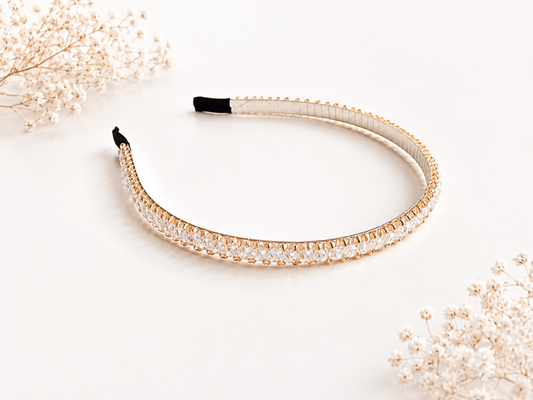 Celestial Glow Headband – Crystal Luxe Collection (5 Colours)