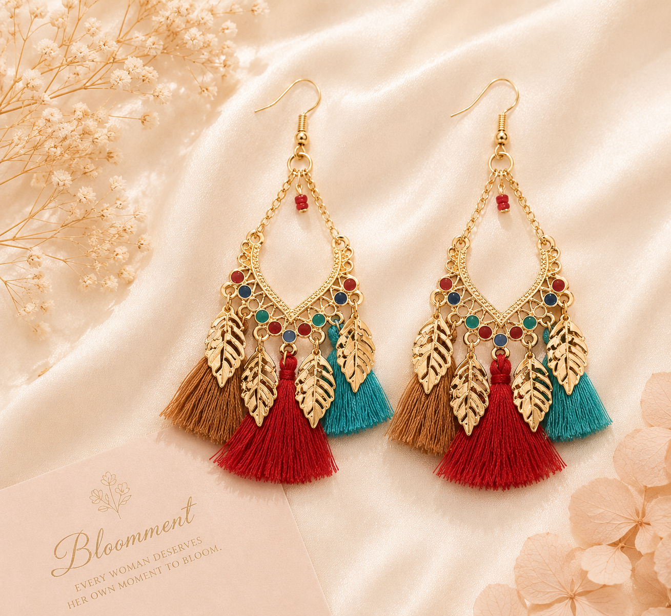 Bloom Elegance Earrings Collection (7 Designs)