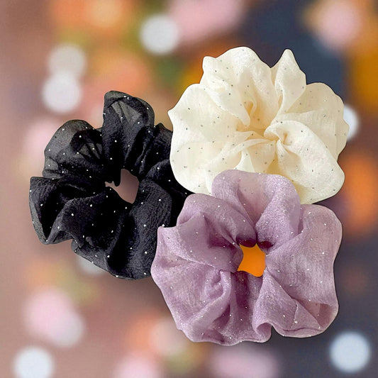 Sheer Elegance Organza Scrunchie (3 Colours)