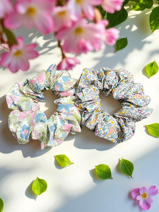 Spring Meadow Floral Satin (2 Colours)