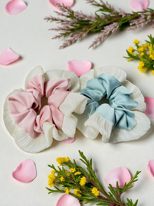 Ruffle Edge Organza Duo