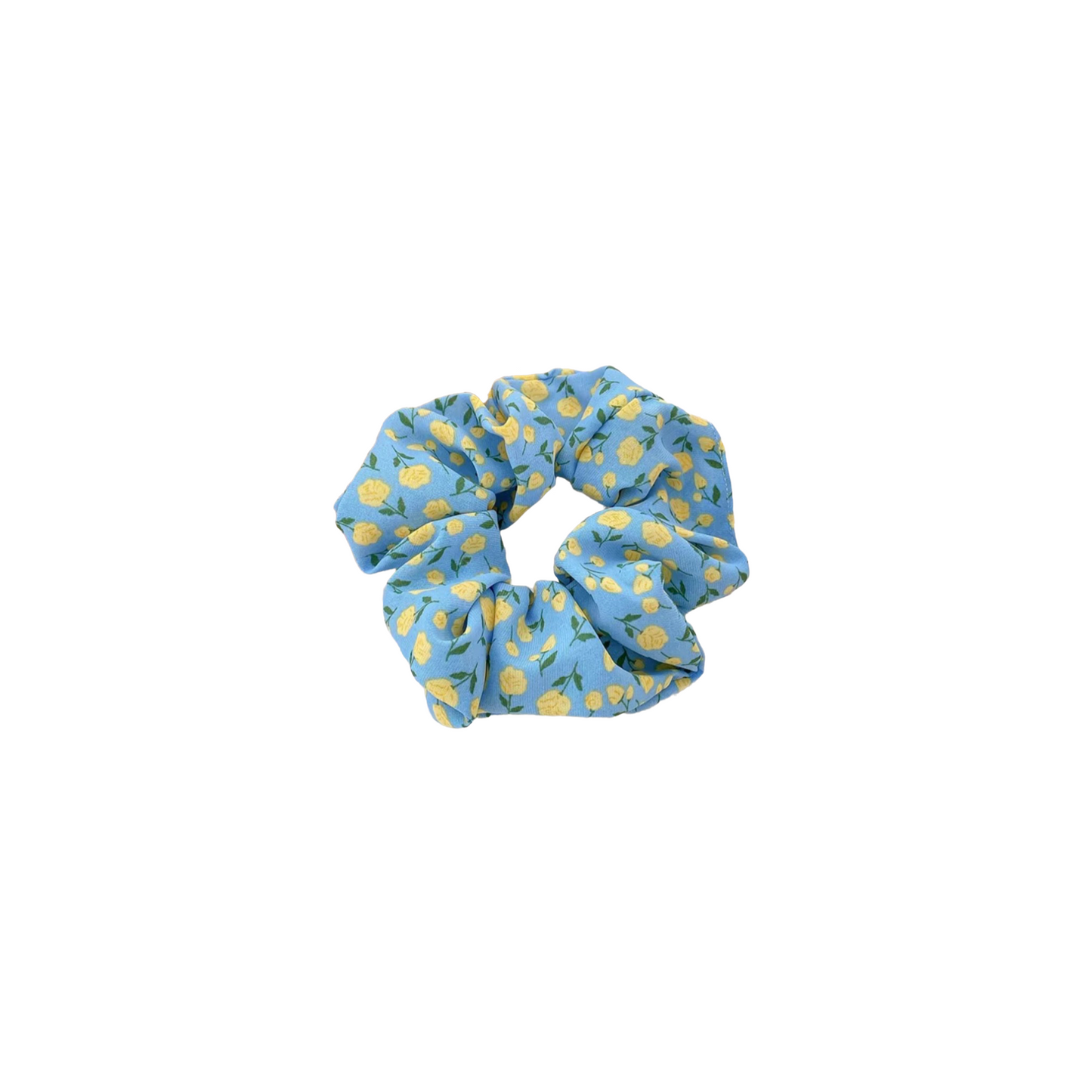 Floral Chiffon Scrunchie – 6 Bloom-Inspired Prints (6 Colours)