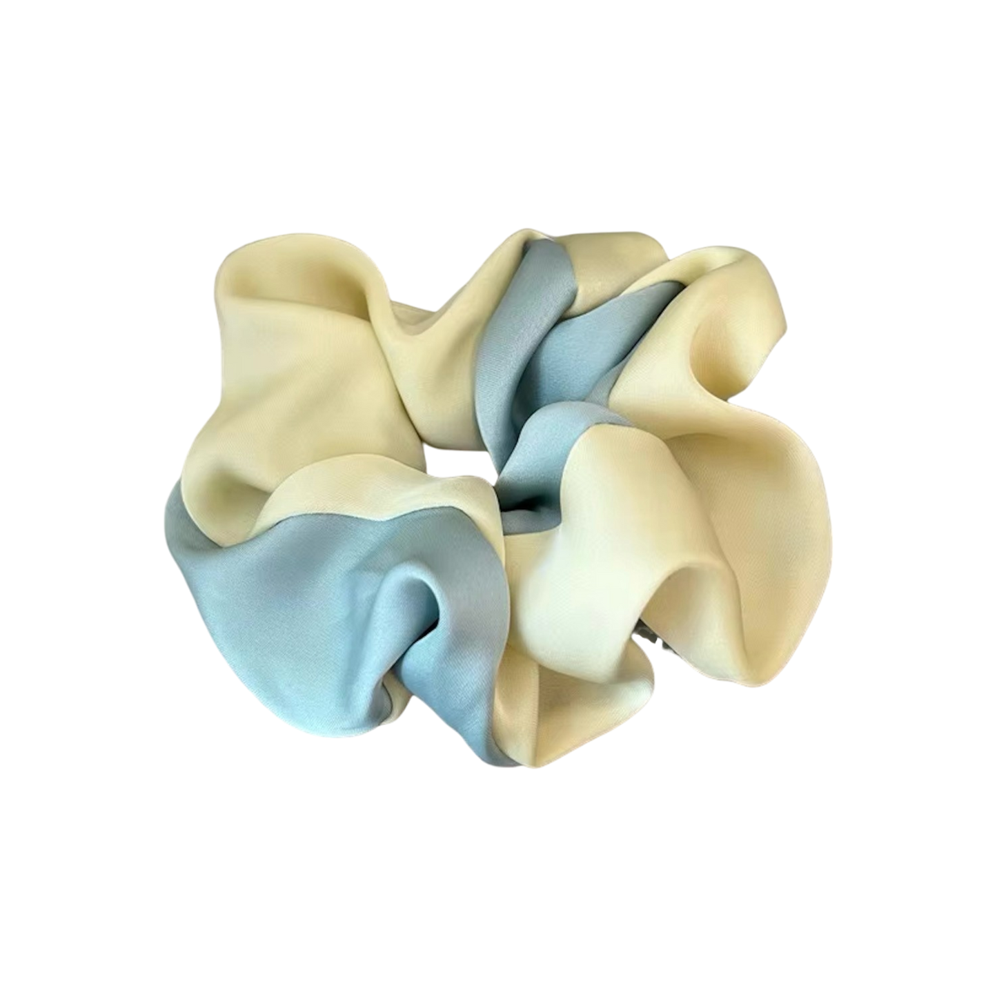 Big Bow Satin Scrunchie (2 Elegant Colour Duos)