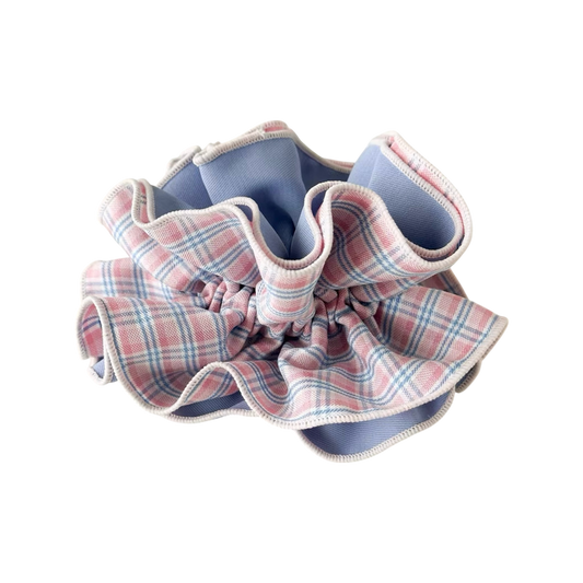 Vintage Plaid Scrunchies – Cozy Edition (2 Soft Styles)