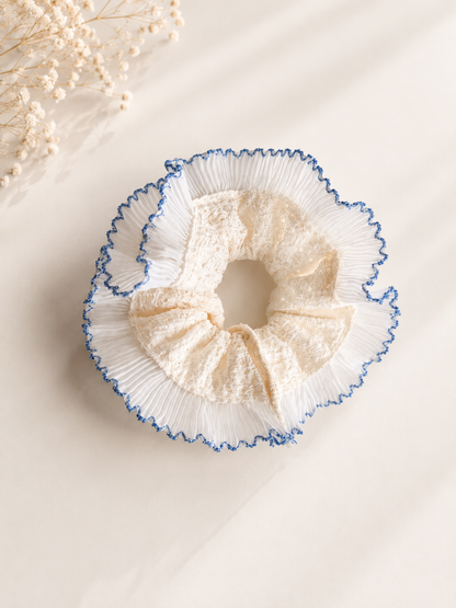 Luna Lace Scrunchie – Romantic Ribbon Collection (4 Colours)