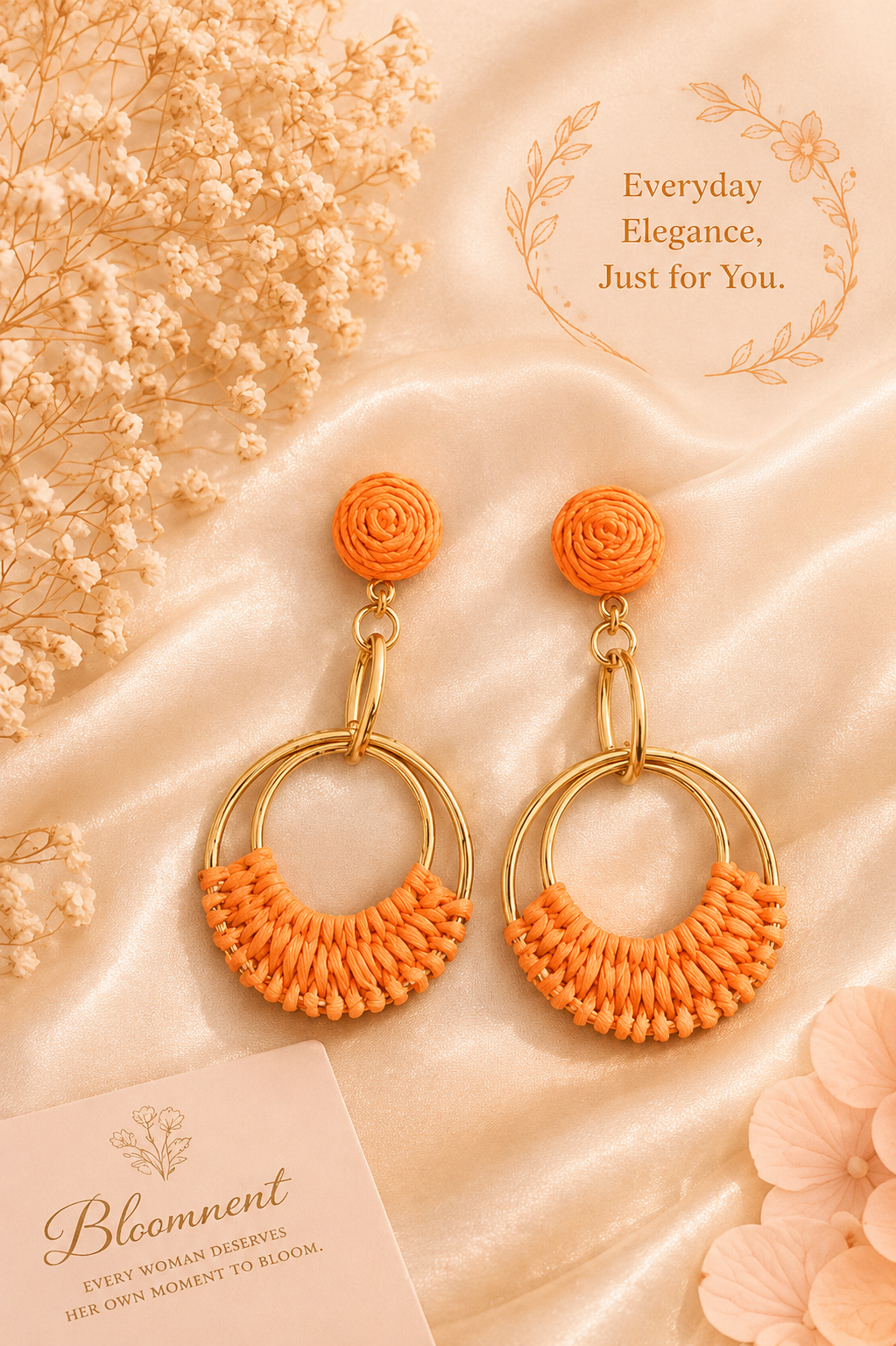 Bloom Elegance Earrings Collection (7 Designs)
